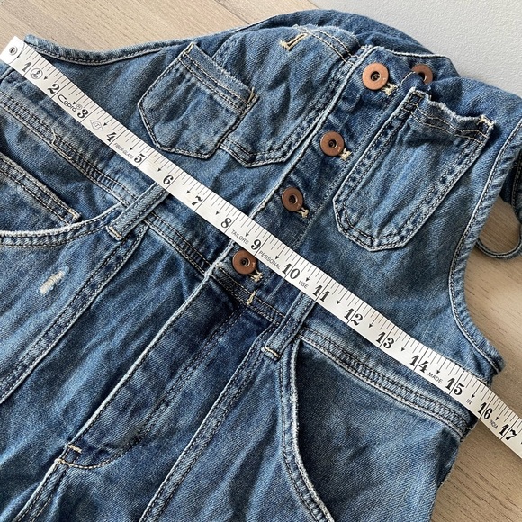 Pilcro and the Letterpress |  Blue Painters Denim Overalls - Picture 10 of 10